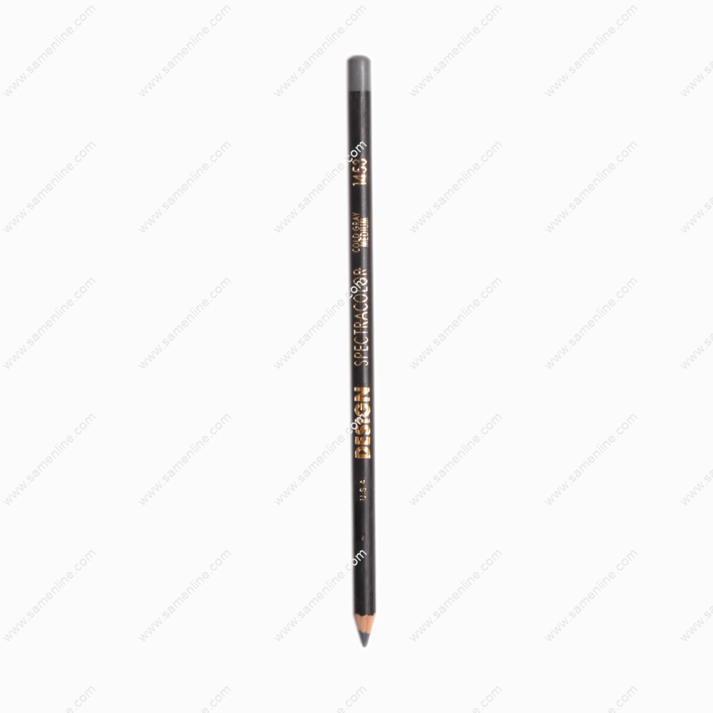 مداد رنگی تک رنگ دیزاین مدل Spectracolor رنگ Cold Gray Medium 1453