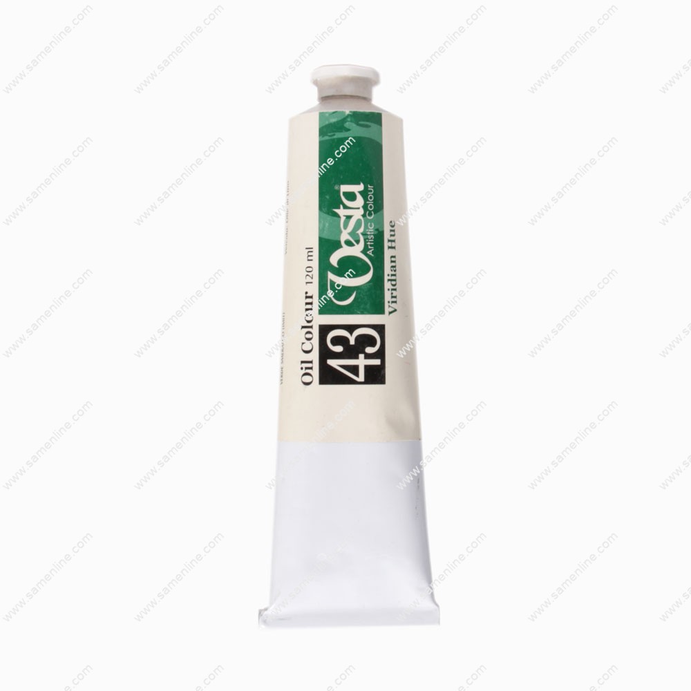 رنگ روغن 120 میل تکرنگ وستا مدل Virdian Hue 43