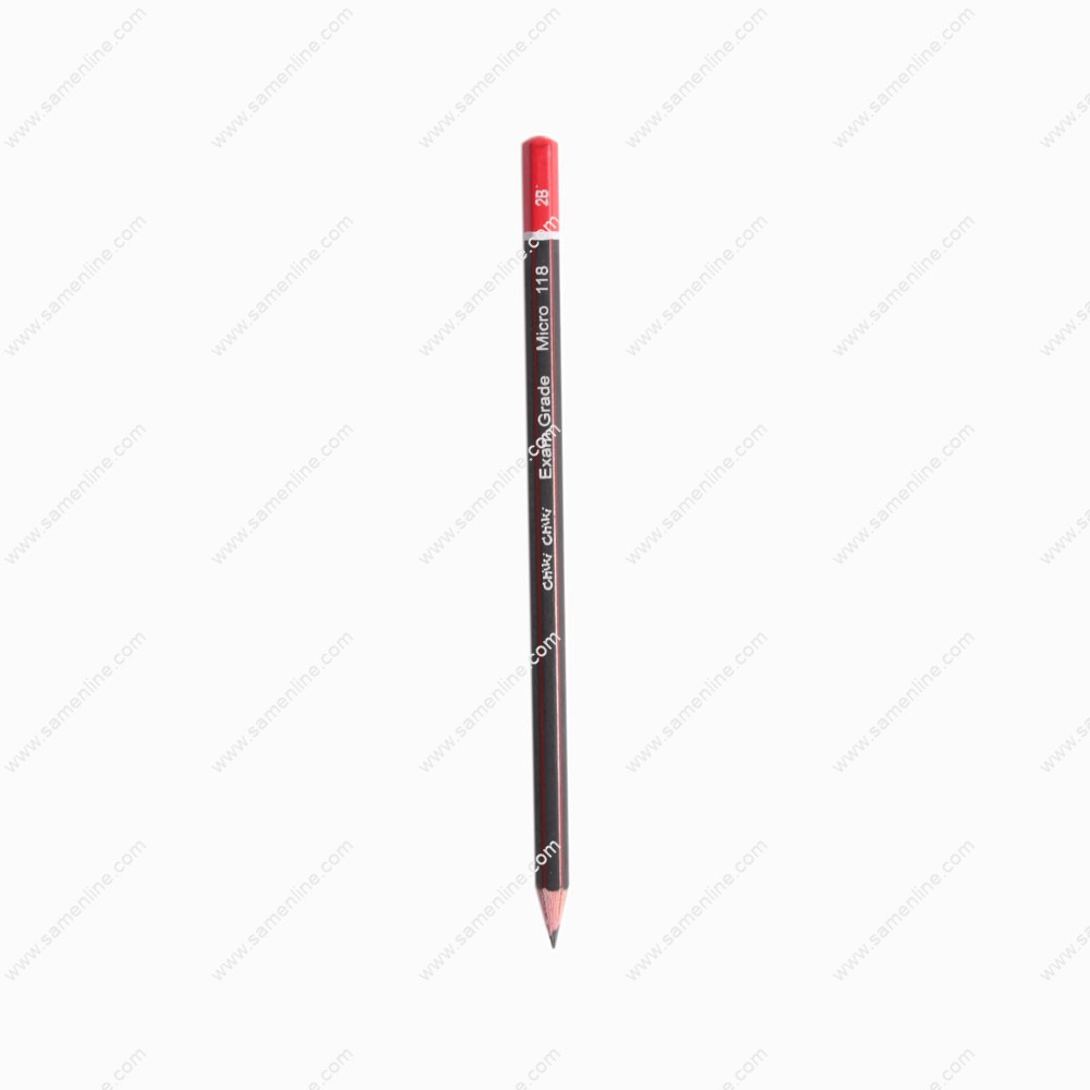 مداد طراحی چیکی چیکی مدل EXAM GRAND 118 با درجه سختی B2 بسته 12 تایی