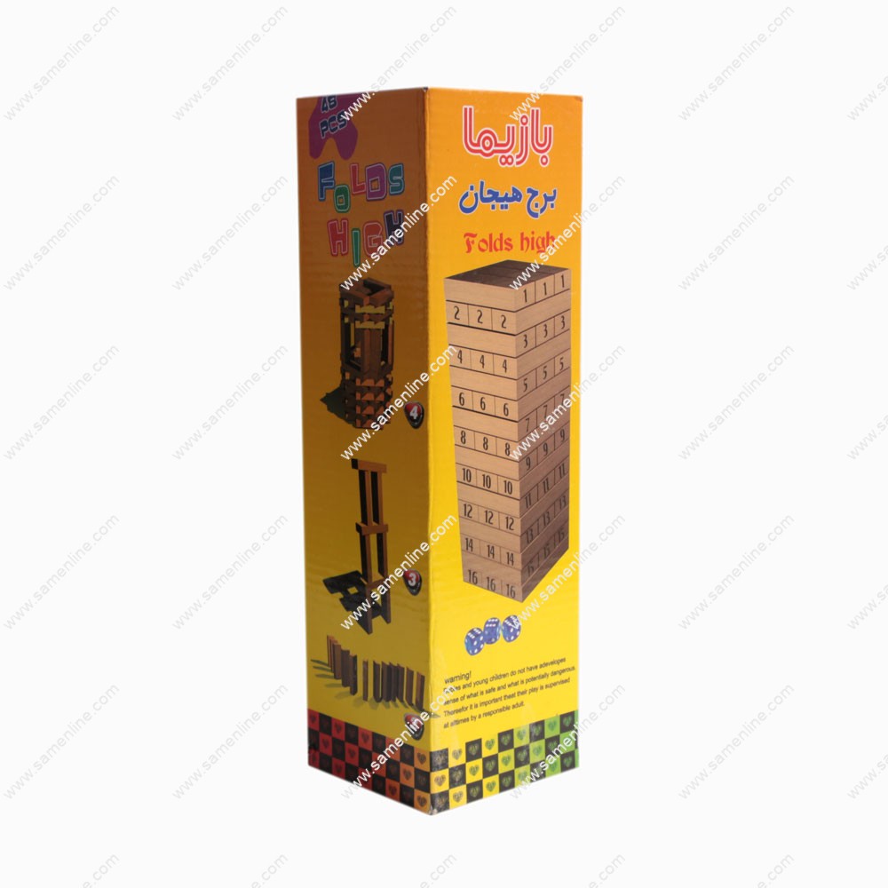بازی فکری برج هیجان ( جینگا ) بازیما