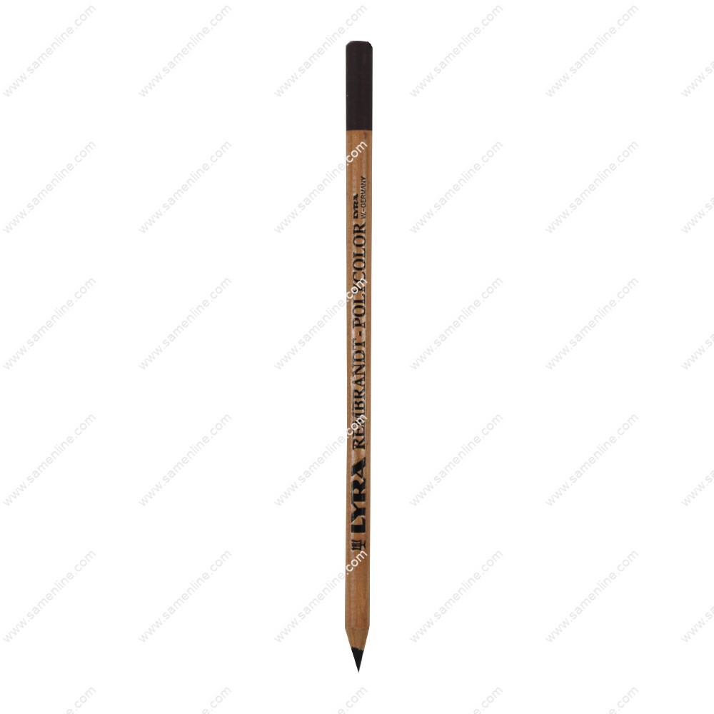 مداد رنگی تک رنگ لیرا مدل پلی کالر کد Dark sepia 600-75
