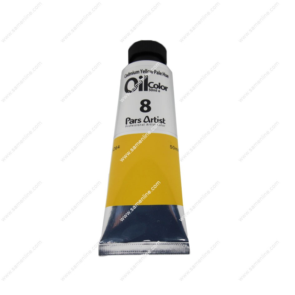 رنگ روغن 50 میل پارس آرتیست کد cadmium yellow pale hue 8
