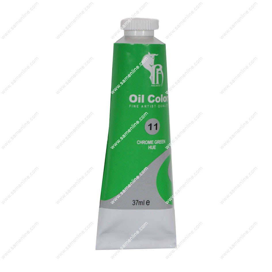 رنگ روغن 37 میل پارس آرتیست کد chrome green hue 11