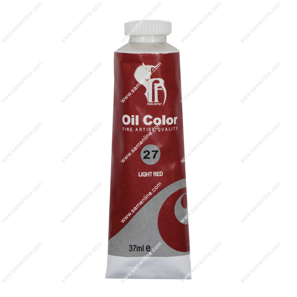 رنگ روغن 37 میل پارس آرتیست کد light red 27